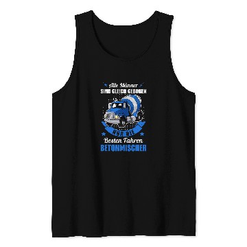Discover Concrete mixer construction building construction worker 9 Tank Tops
