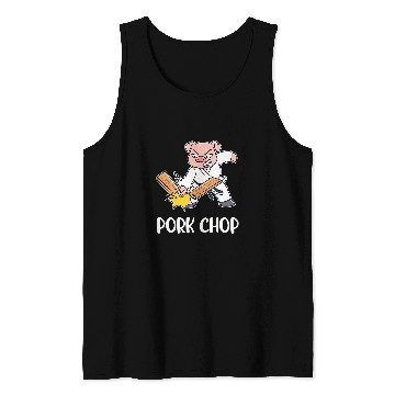 Discover Karate Pork Chop Tank Tops