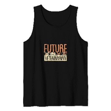 Discover Future Veterinarian Future Veterinary Vet Tech Graduation Tank Tops