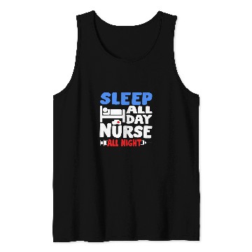 Discover Funny Night Shift Today Is Yesterday Nightshift Tank Tops