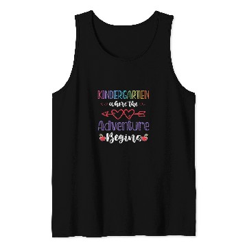 Discover Kindergarten PreK Teacher Student Back to School Tank Tops