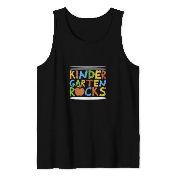 Discover Kindergarten Rocks Student Graduation Day Tank Tops