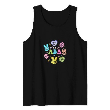 Discover ABA Easter Day Behavior analyst Bunny Eggs Funny Therapist Tank Tops