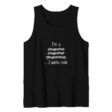 Discover I am a programmer Tank Tops