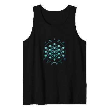 Discover Think Deeper Programmer Data Science AI Machine Learning Tank Tops