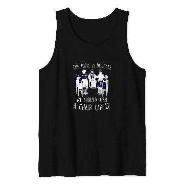 Discover Group work we need chair circle social worker Tank Tops