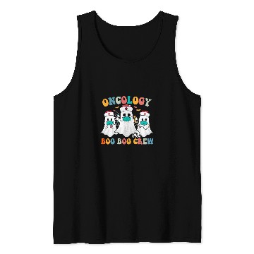 Discover boo boo crew oncology nurses halloween scrub Tank Tops