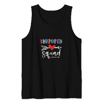 Discover Kindergarten Squad Matching Back To School Student Teacher 1 Tank Tops