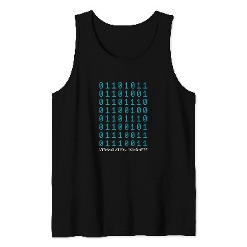 Discover Kindness In Binary Code Mental Health Awareness Programmer 1 Tank Tops