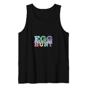Discover Egg Hunt Security Retro Easter Egg Hunt Supervisor Easter Tank Tops