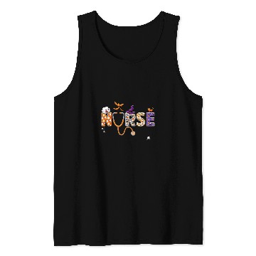 Discover Halloween nurses Nursing Cute Health Worker Halloween Pattern 7 Tank Tops