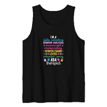Discover ABA Therapist Definition Applied Behavior Analysis Tank Tops