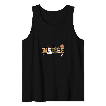 Discover Halloween nurses Nursing Cute Health Worker Halloween Pattern 16 Tank Tops