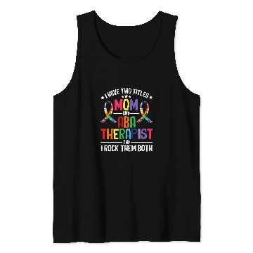 Discover ABA Therapist Behavioral Science Analyst ABA Therapy Tank Tops