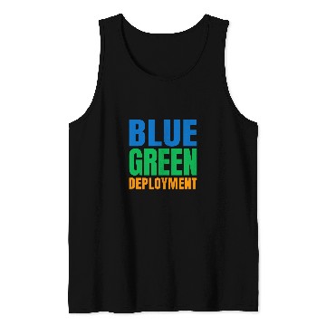 Discover Blue Green Deployment DevOps Engineer Developer Programmer Tank Tops