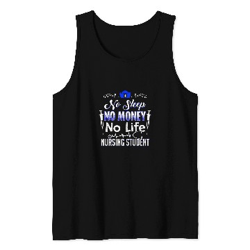 Discover Funny Nursing Student Future RN LPN nurses Tank Tops