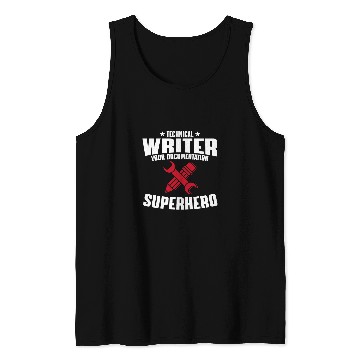 Discover Funny Technical Writer Quote Technical Writing Services Tank Tops
