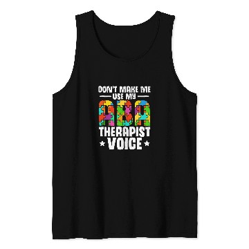 Discover ABA Therapy Behavioral Science Analysis ABA Therapist Tank Tops