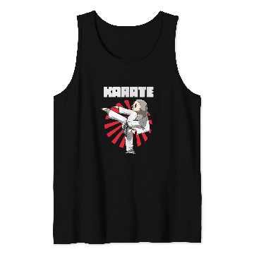 Discover Funny Sloth Karate Tank Tops
