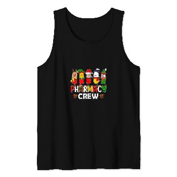 Discover Pharmacy Crew Pharmacist Technician Christmas Tank Tops
