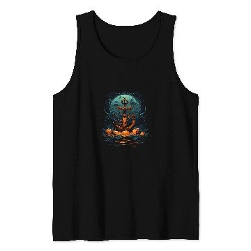 Discover Halloween Boat Anchor 2 Tank Tops