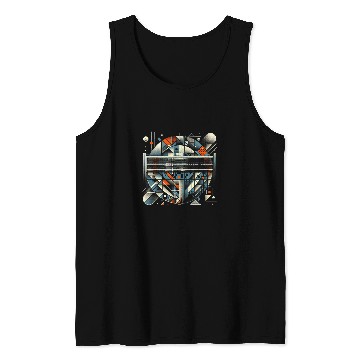 Discover Abstract Pickleball Net Tank Tops