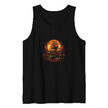 Discover Halloween Boat Anchor 1 Tank Tops