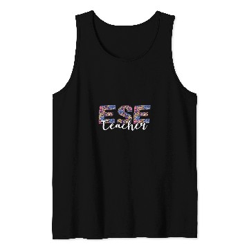 Discover ESE Teacher Exceptional Student Education Flower Teaching 1 Tank Tops