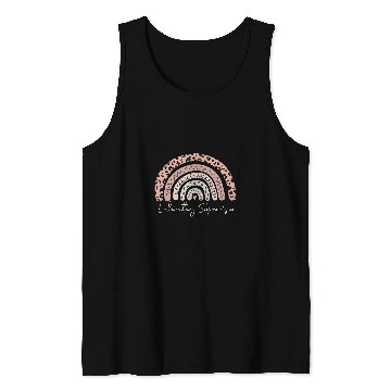 Discover Laboratory Supervisor Leopard Rainbow Appreciation Tank Tops