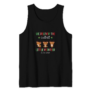 Discover Labor Delivery nurses Cutest Reindeer LD Crew Christmas Tank Tops