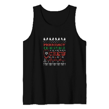 Discover Pharmacy Christmas s For Pharmacy Crew Ugly Pharmacist Tank Tops