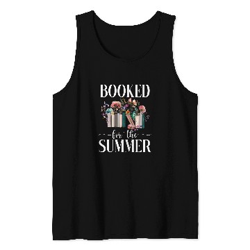 Discover Booked For The Summer Reading Librarian Read Wildflowers Tank Tops