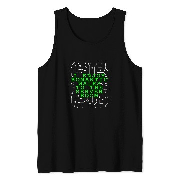 Discover Network Admin Funny Server Room Sysadmin IT Programmer Tank Tops