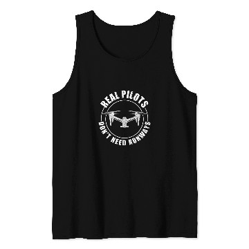 Discover Drone Pilot 3 Tank Tops