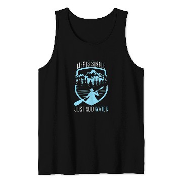 Discover kayak boat canoe water sport Tank Tops