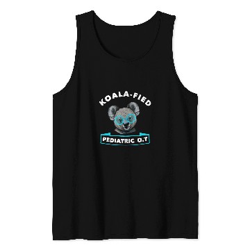 Discover Koala Custom Pediatric OT Animal Funny Qualified nurses Tank Tops