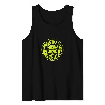 Discover Grunge Pickleball Shape Typography Tank Tops