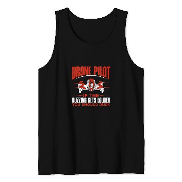 Discover Drone Pilot Funny Drones Drone Pilot Quadrotor Tank Tops