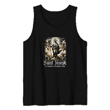 Discover Saint Joseph Catholic Father And Worker 5 Tank Tops