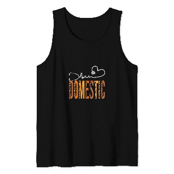 Discover Domestic Leopard Heartbeat Appreciation Women Fall Tank Tops