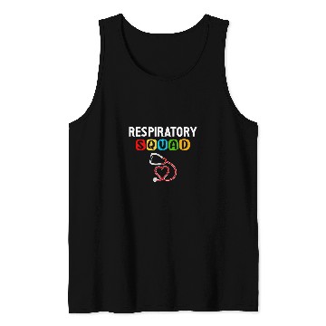 Discover Respiratory Therapist Graphic Respiratory Squad Tank Tops