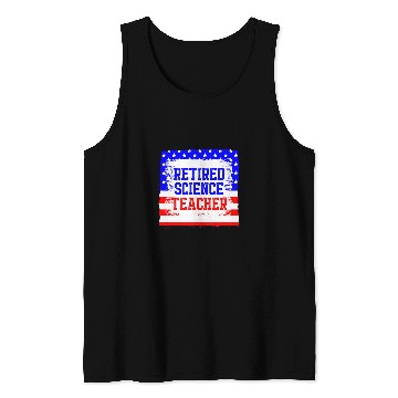 Discover Retired Science Teacher Certified School Retirement Tank Tops