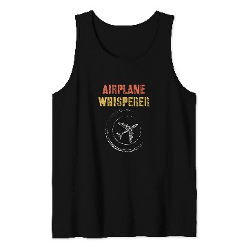 Discover Funny Pilot Aviation Mechanic Small Planes RC Airplane Lover Tank Tops