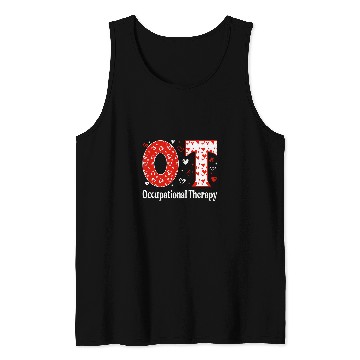Discover Occupational Therapy Valentines Day Occupational Therapist Tank Tops