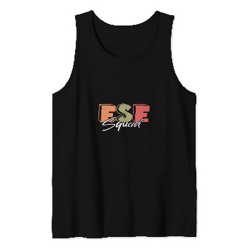 Discover ESE Teacher Squad Exceptional Student Education Teaching 2 Tank Tops