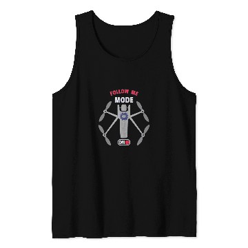Discover Drone Flying Quadrocopter Remote Follow FPV Racing Pilot Tank Tops