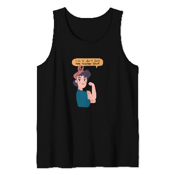 Discover Booster Shot Fully Vaccinated Rosie The Riveter Student Tank Tops