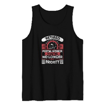 Discover Retired Postal Worker Postman Tank Tops