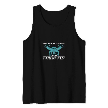 Discover Drone Pilot 12 Tank Tops