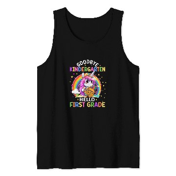 Discover Graduation Bye Kindergarten Hello 1st Grade Back To School Tank Tops